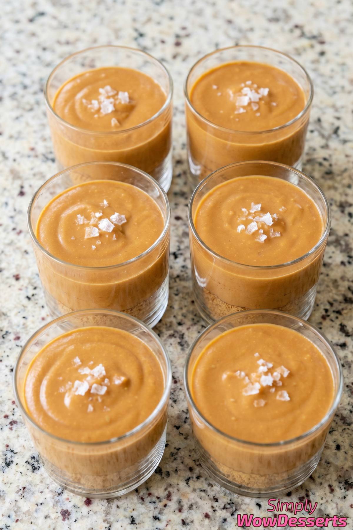 Irresistible white chocolate mousse cups
