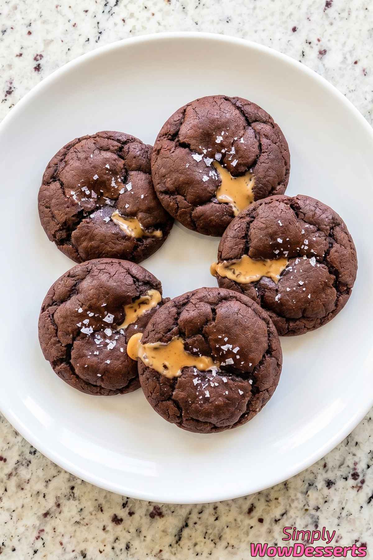 Irresistible chocolate peanut butter lava cookies