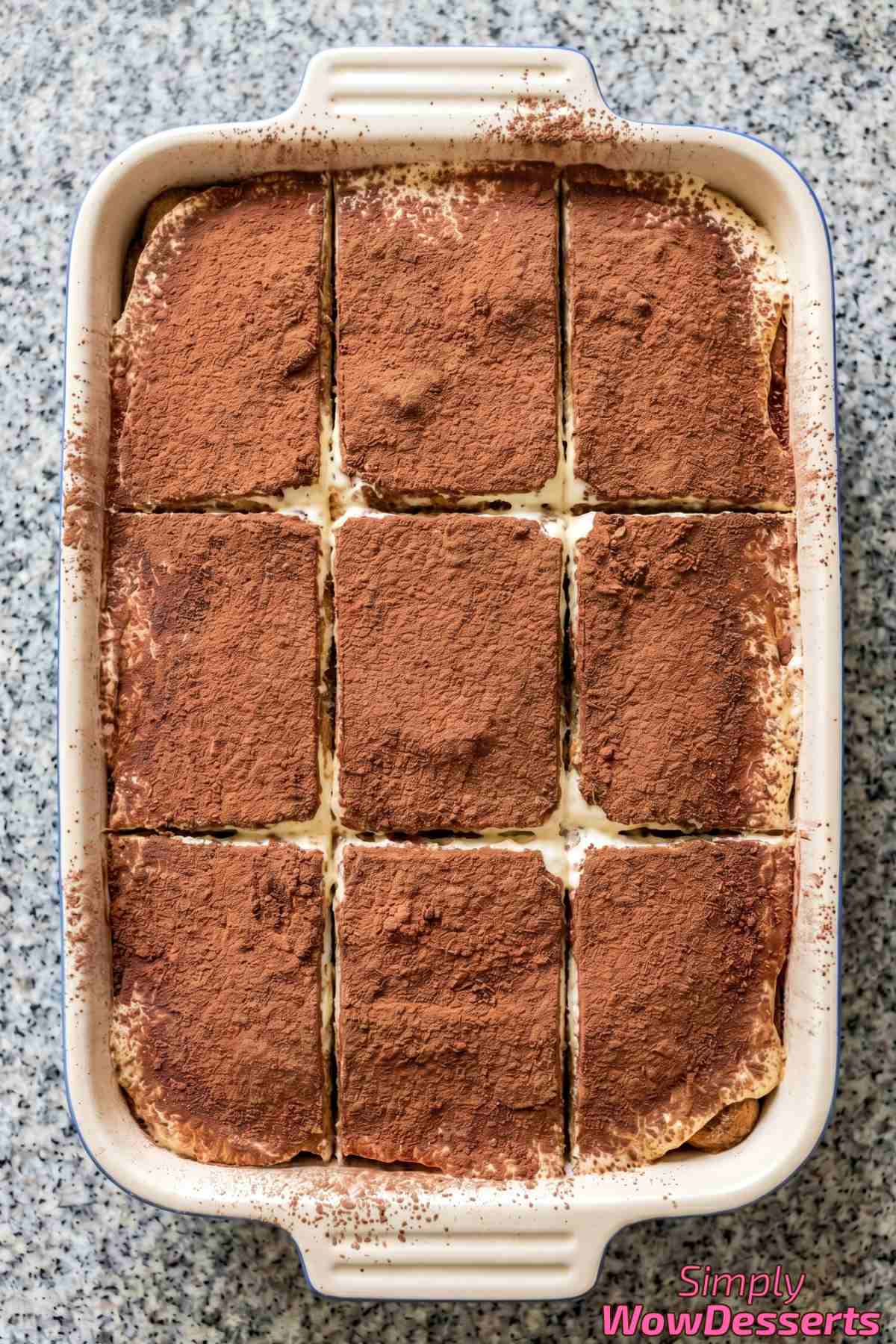 Rich and decadent classic tiramisu