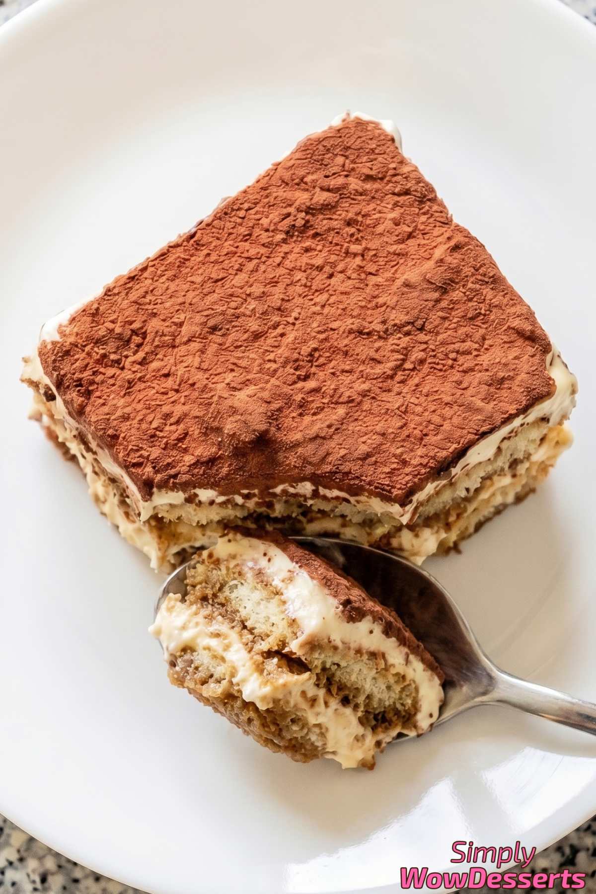 Luscious classic tiramisu layers