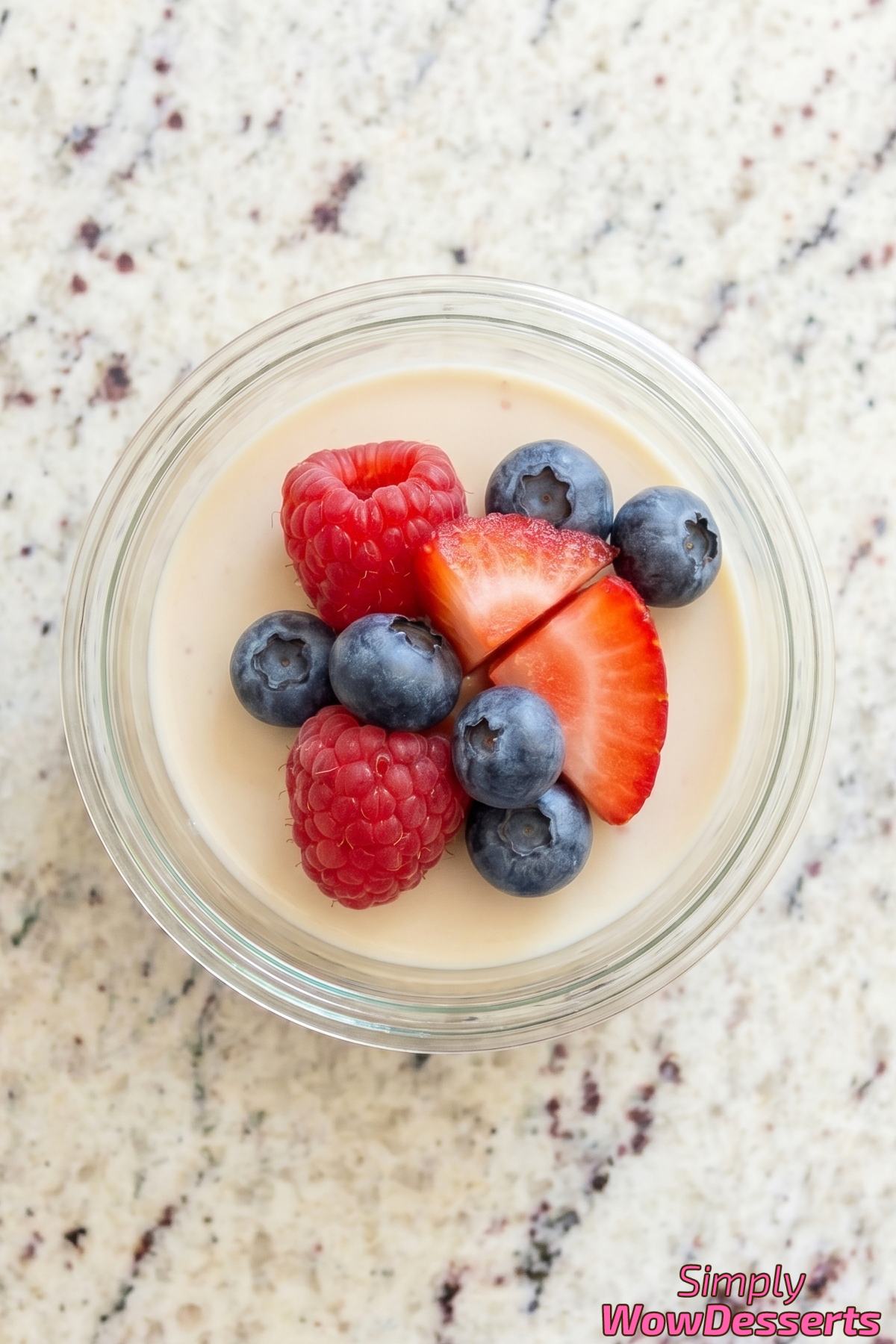 Luscious honey lavender panna cotta