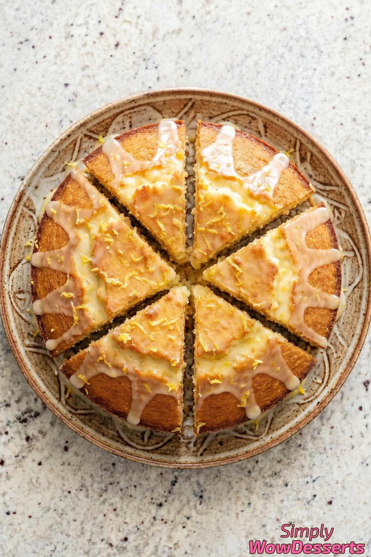 Light and zesty lemon ricotta cake