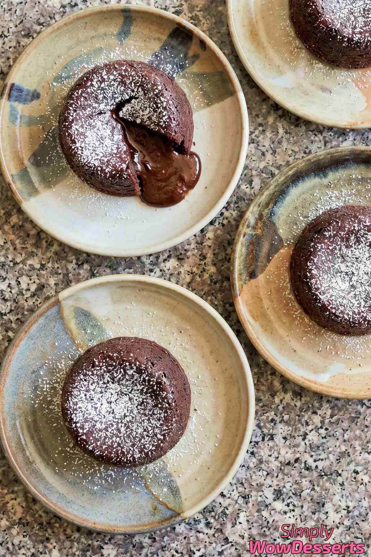 Irresistible molten chocolate lava cakes