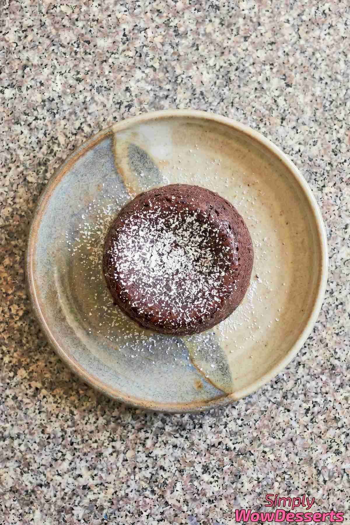 Velvety molten chocolate lava cakes