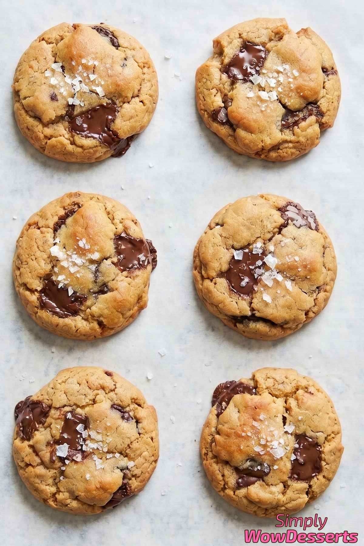 Homemade tahini chocolate chunk cookies