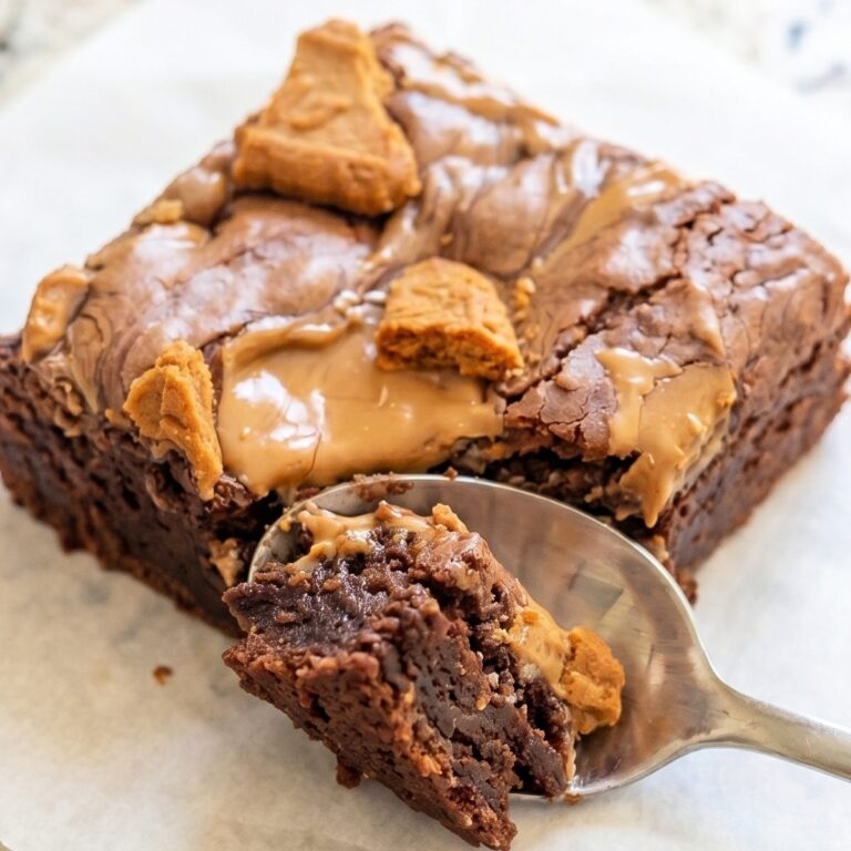 Biscoff Fudgy Brownies