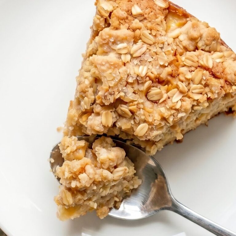 Brown Butter Apple Crumble Cake