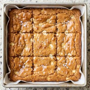 Brown Butter Miso Blondies