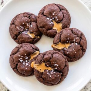 Chocolate Peanut Butter Lava Cookies
