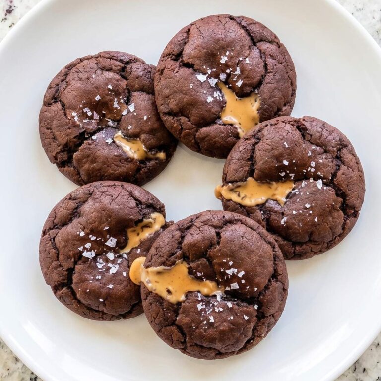 Chocolate Peanut Butter Lava Cookies