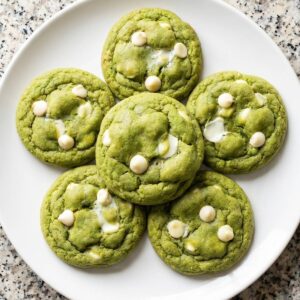 Matcha White Chocolate Cookies