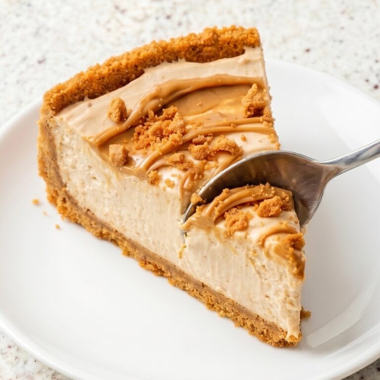 No-Bake Biscoff Cheesecake