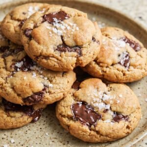 Tahini Chocolate Chunk Cookies