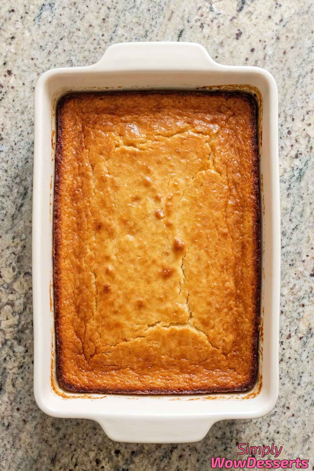 Rich coconut butter mochi pieces