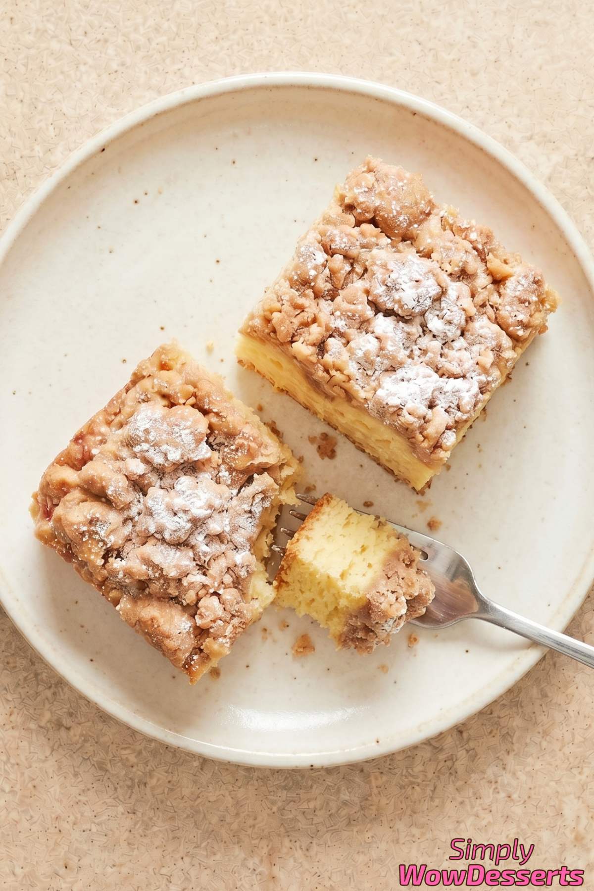 Thick-topped New York Crumb Cake