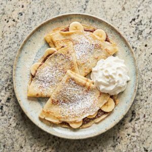 Nutella Banana Crepes