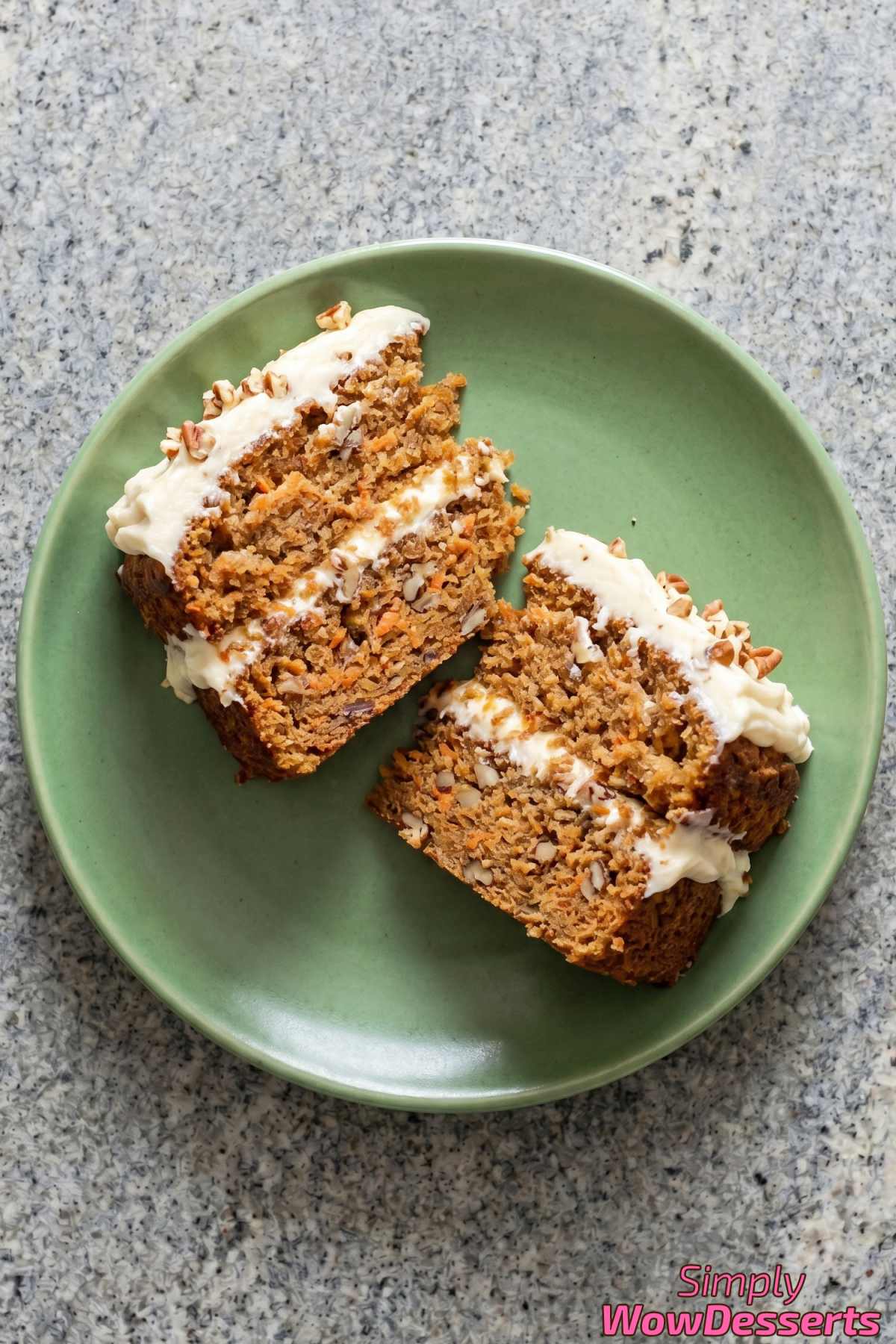 Classic carrot cake with cream cheese frosting
