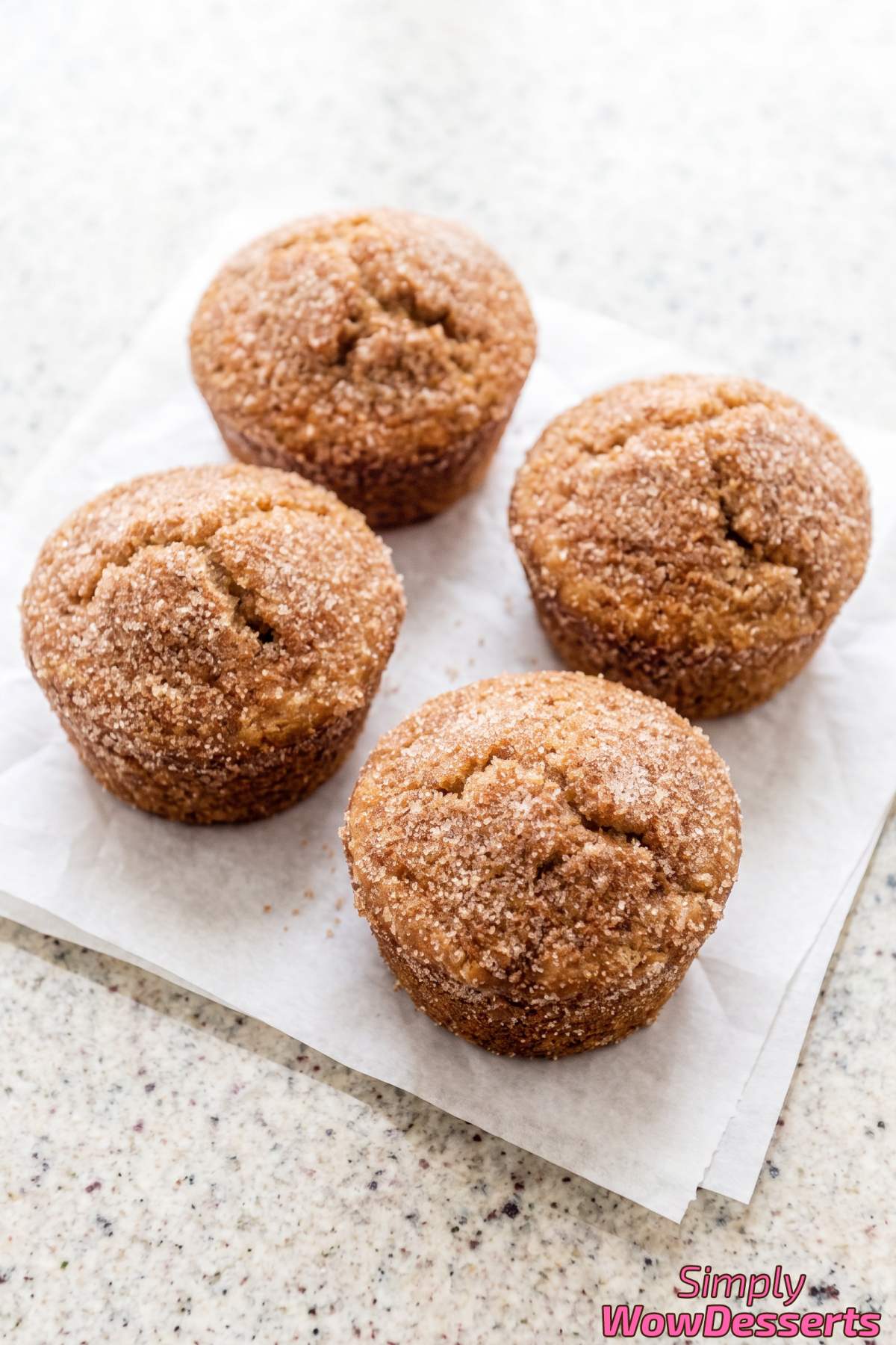 Easy cinnamon sugar donut muffins