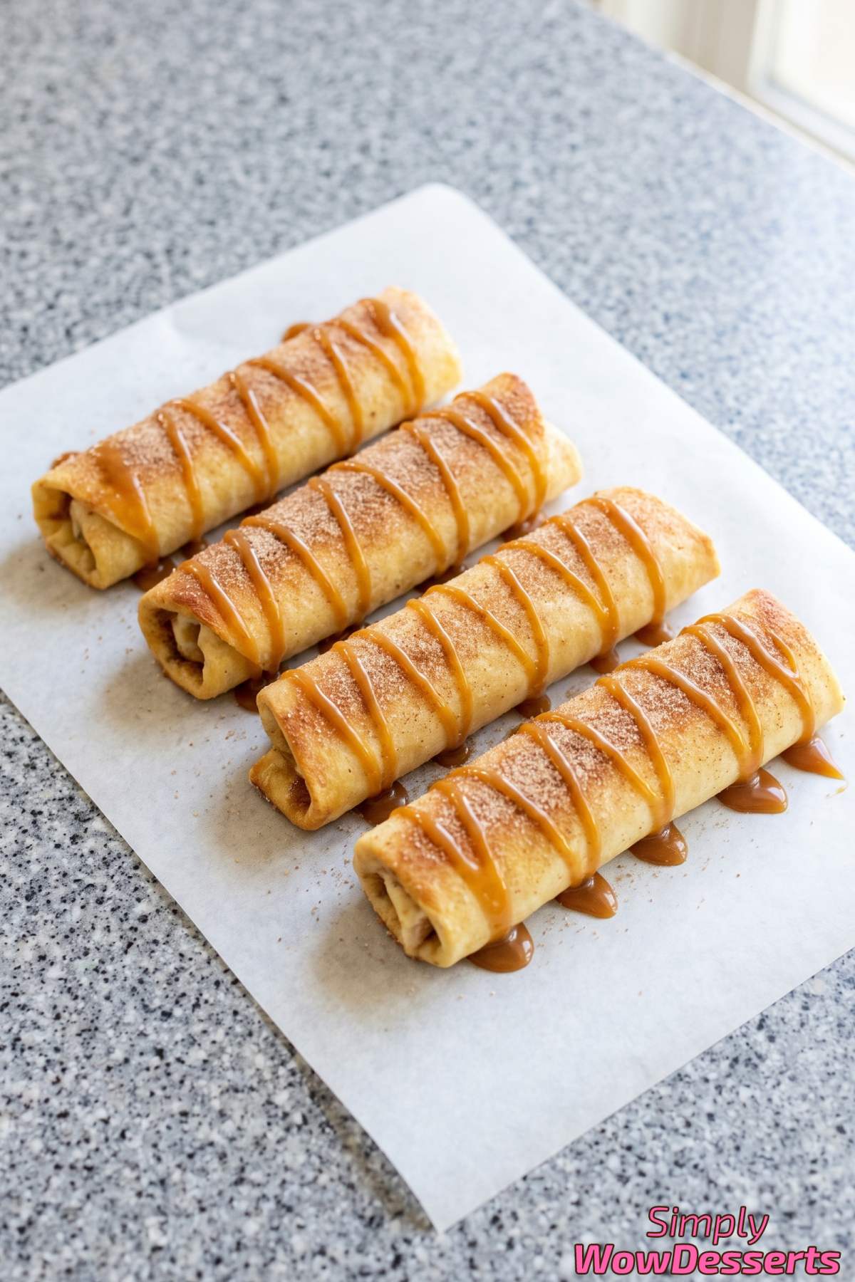 Easy cinnamon cheesecake roll-ups on plate