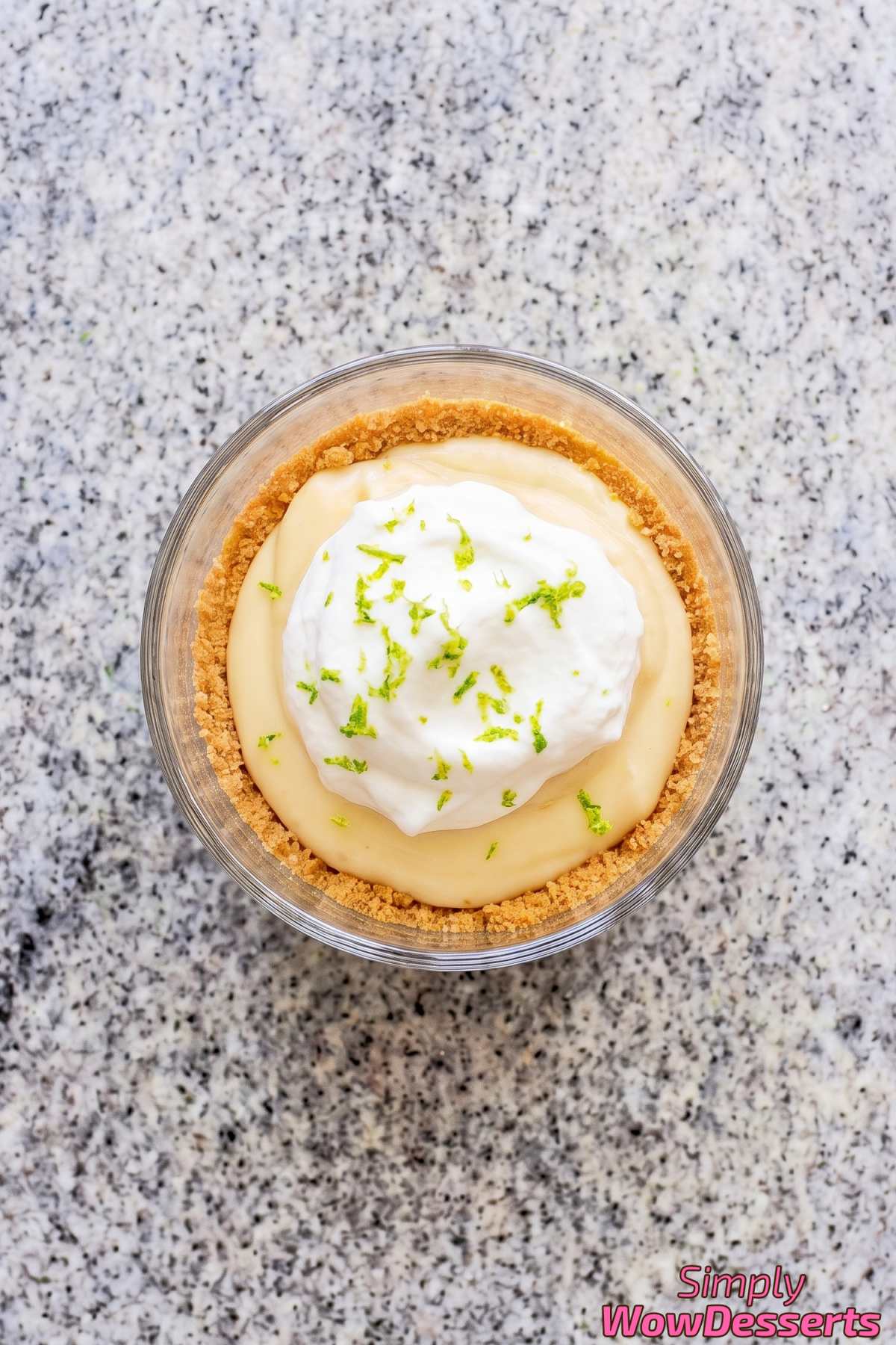 Sweet key lime pie cups