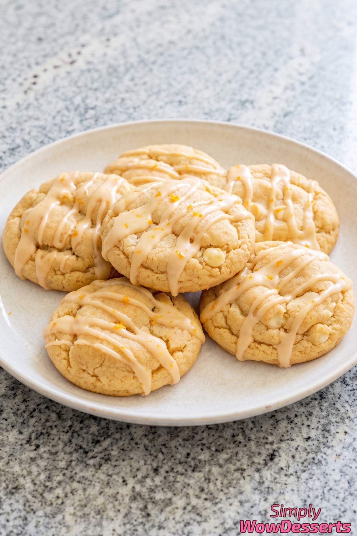 Easy orange creamsicle cookies