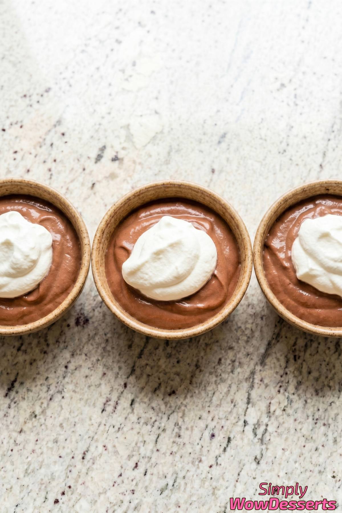 Indulgent silky chocolate mousse treat