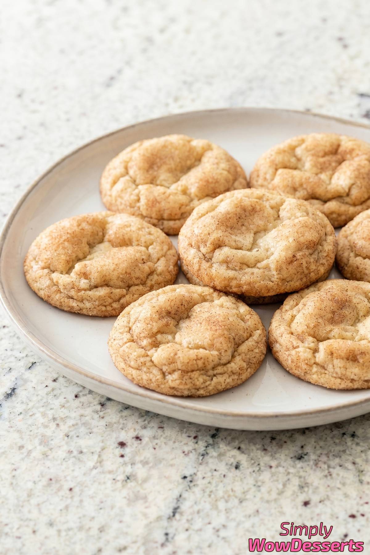 Homemade cinnamon sugar snickerdoodles