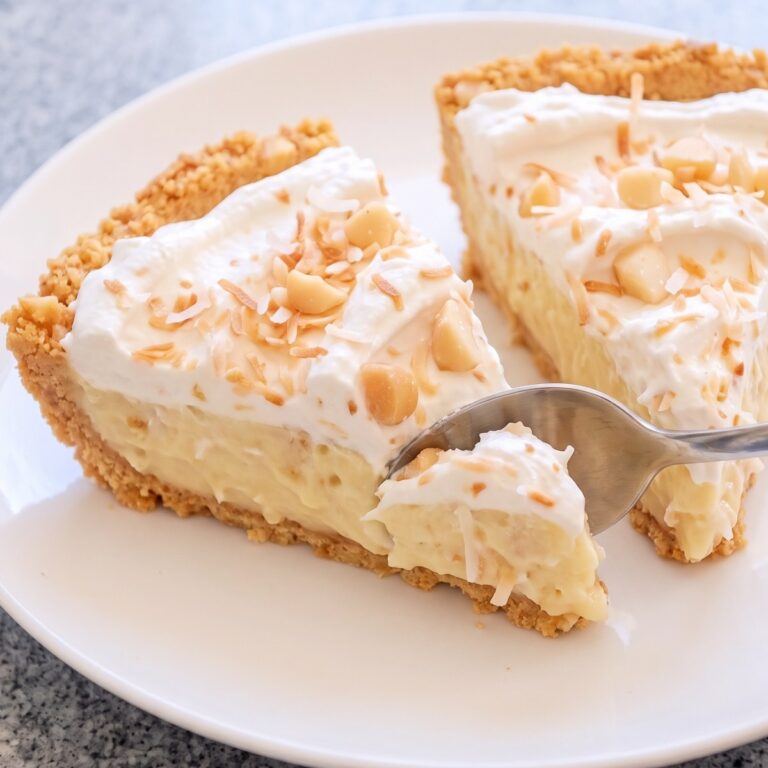 Coconut Macadamia Cream Pie