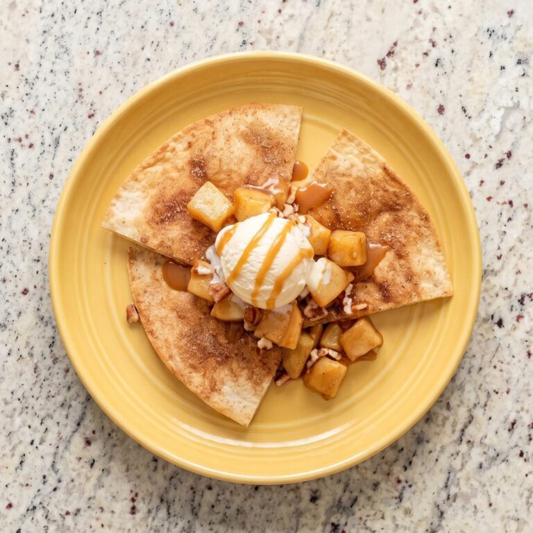 Easy Caramel Apple Pie Nachos