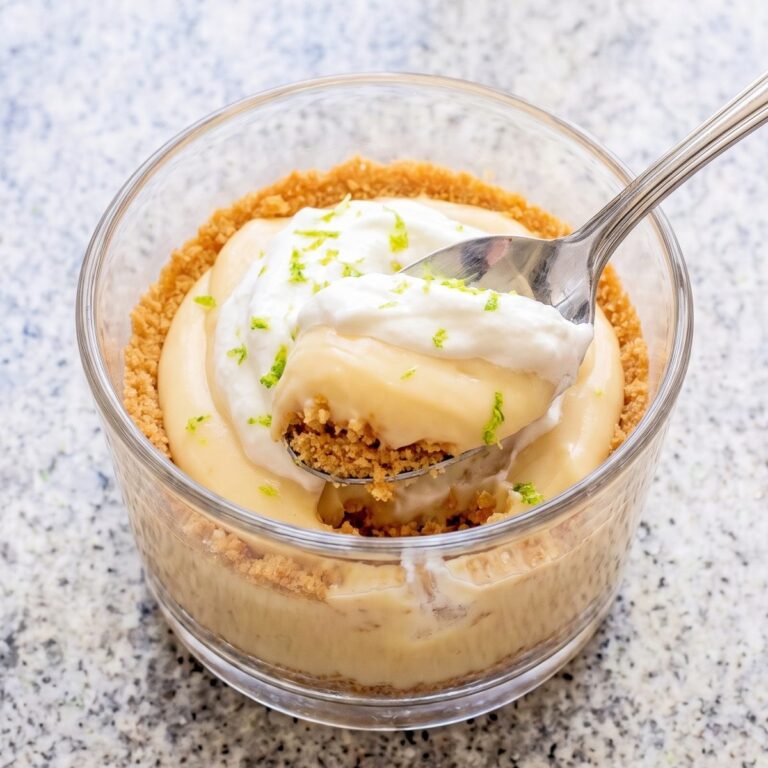 Easy Key Lime Pie Crunch Cups