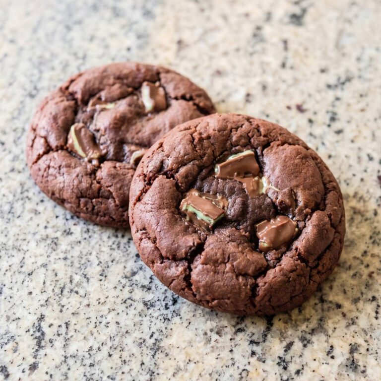 Mint Fudge Cookies
