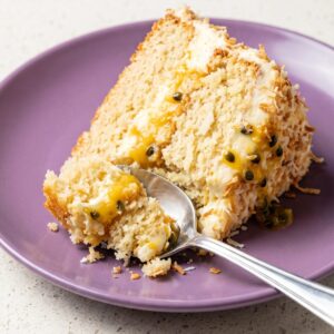 Passion Fruit Coconut Cake