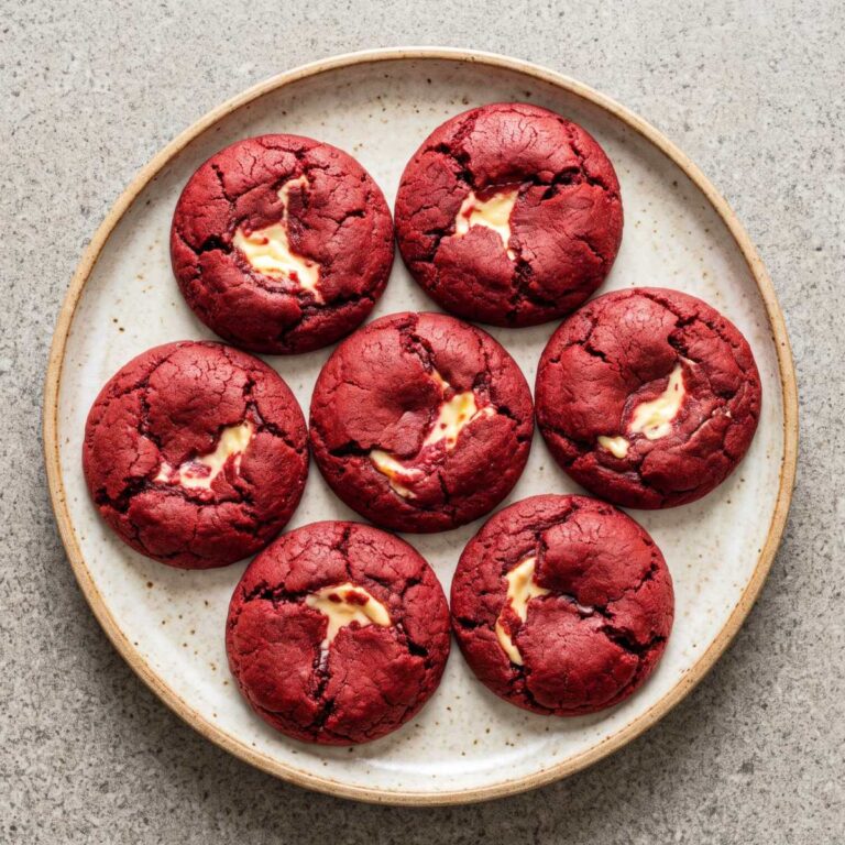 Red Velvet Cheesecake Cookies
