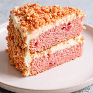 Strawberry Crunch Cake