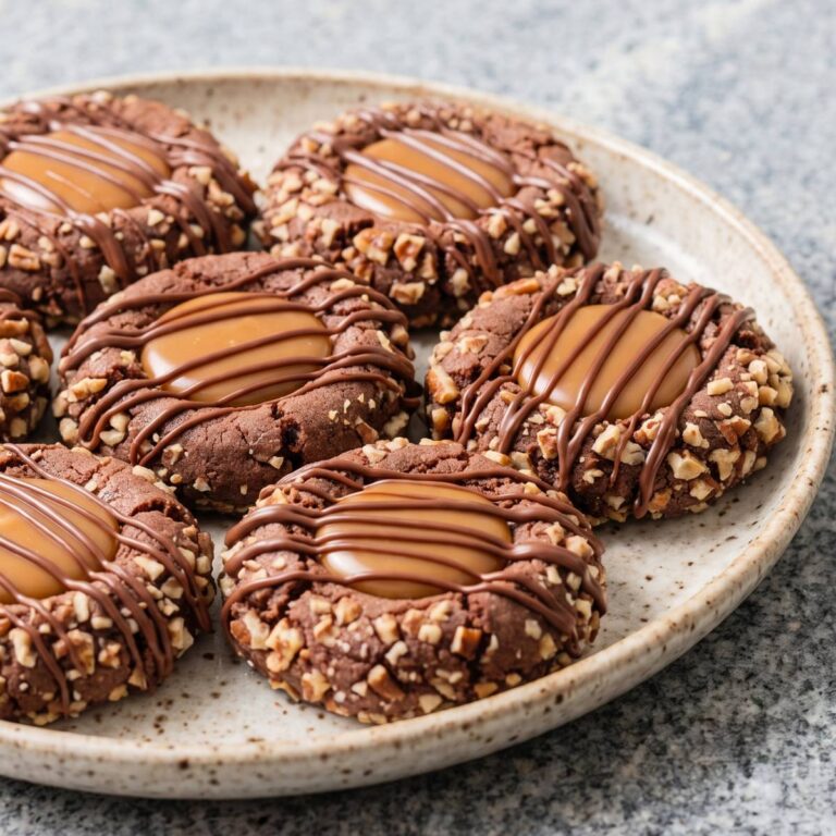 Turtle Thumbprint Cookies